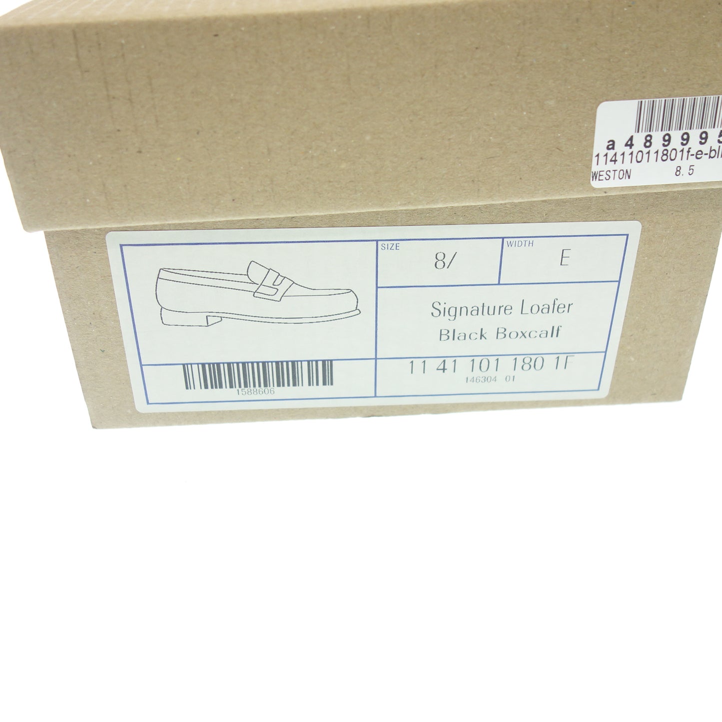 【J.M.WESTON】ジェイエムウエストン 180 シグネチャーローファー カーフ ブラック サイズ 8.5E ラスト