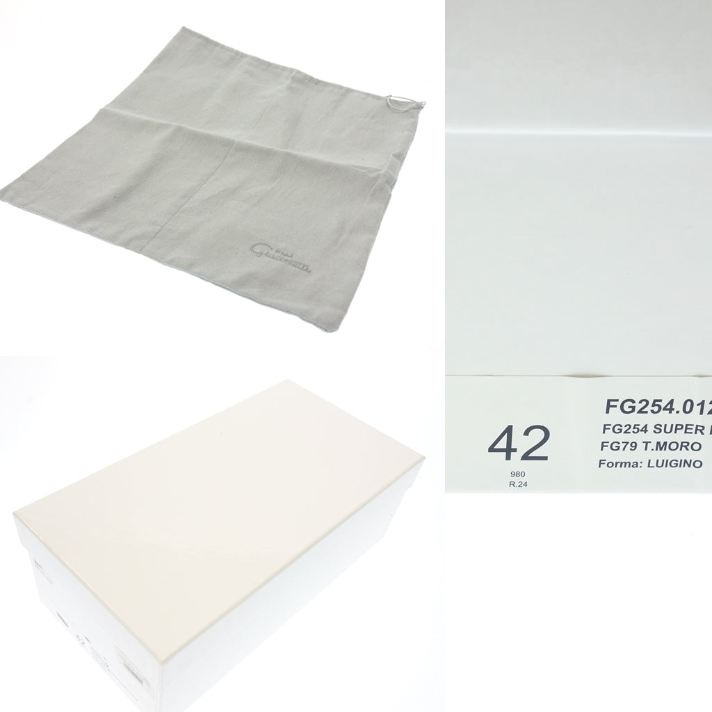 【F.lli Giocometti】フラテッリジャコメッティ FG254 LUIGINO スエード コインローファー 42