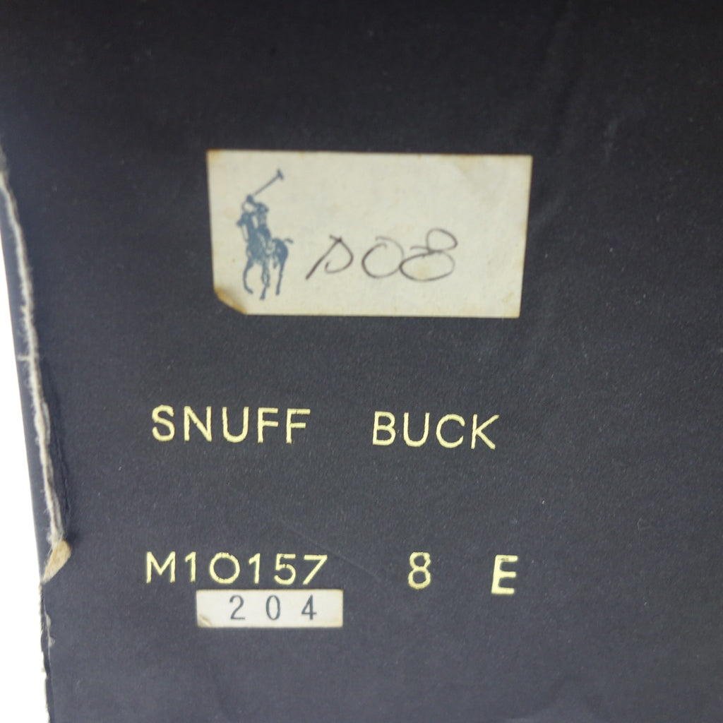 【POLO RALPH LAUREN PURPLE LABEL】ポロラルフローレン パープルレーベル ホールカット スエード 茶系 サイズ UK8E ラスト