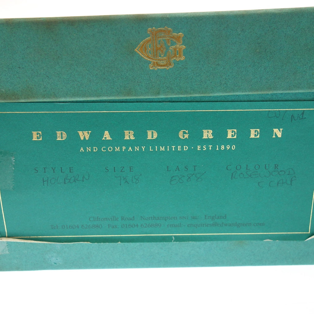 【EDWARDGREEN】エドワードグリーン EXTER スエード 2アイレットシューズ ブラウン サイズ UK7.5E 888ラスト