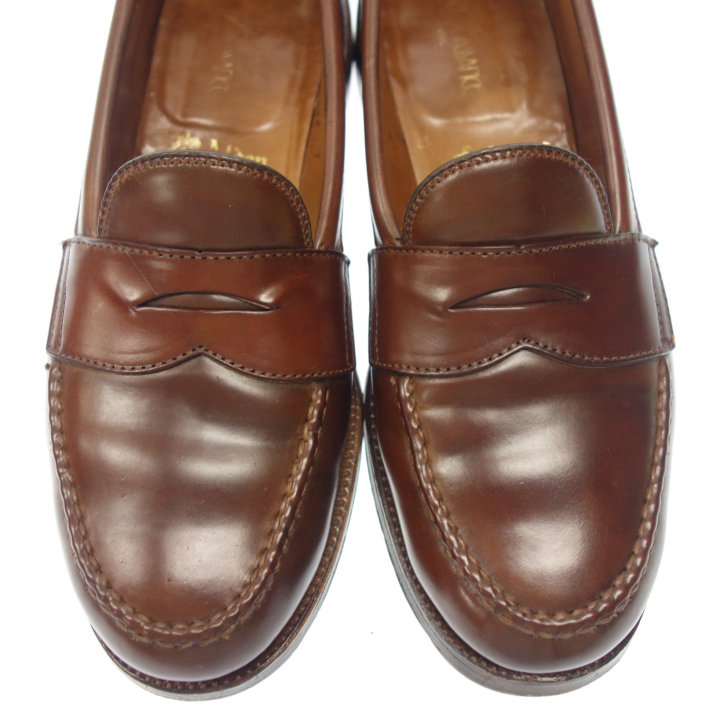 【ALDEN】オールデン MARCEL LASSANCE別注 6754 ペニーローファー コードバン ラベロ US7D バンラスト