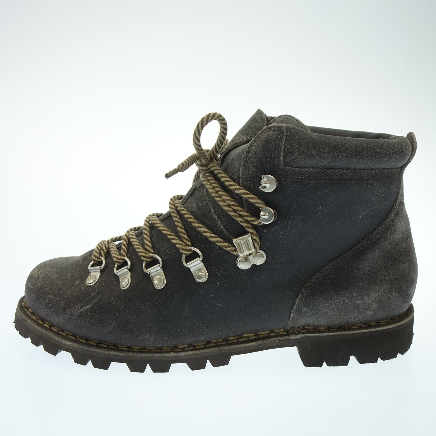 【PARABOOT】パラブーツ AVORIAZ トレッキングブーツ ワックスレザー グレー サイズ UL8 ラスト