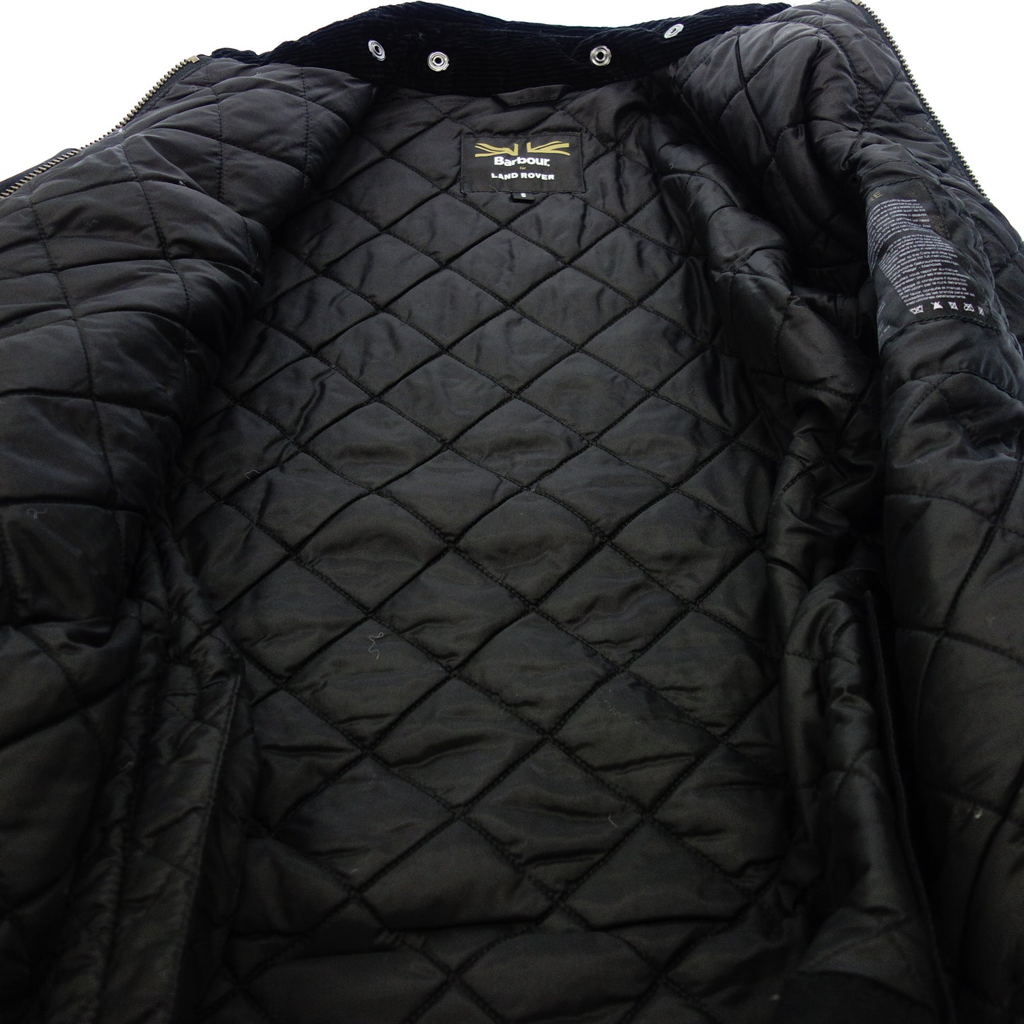 【BARBOUR × LAND ROVER】 バブアー×ランドローバー ビデイル オイルドジャケット ブラック サイズ S