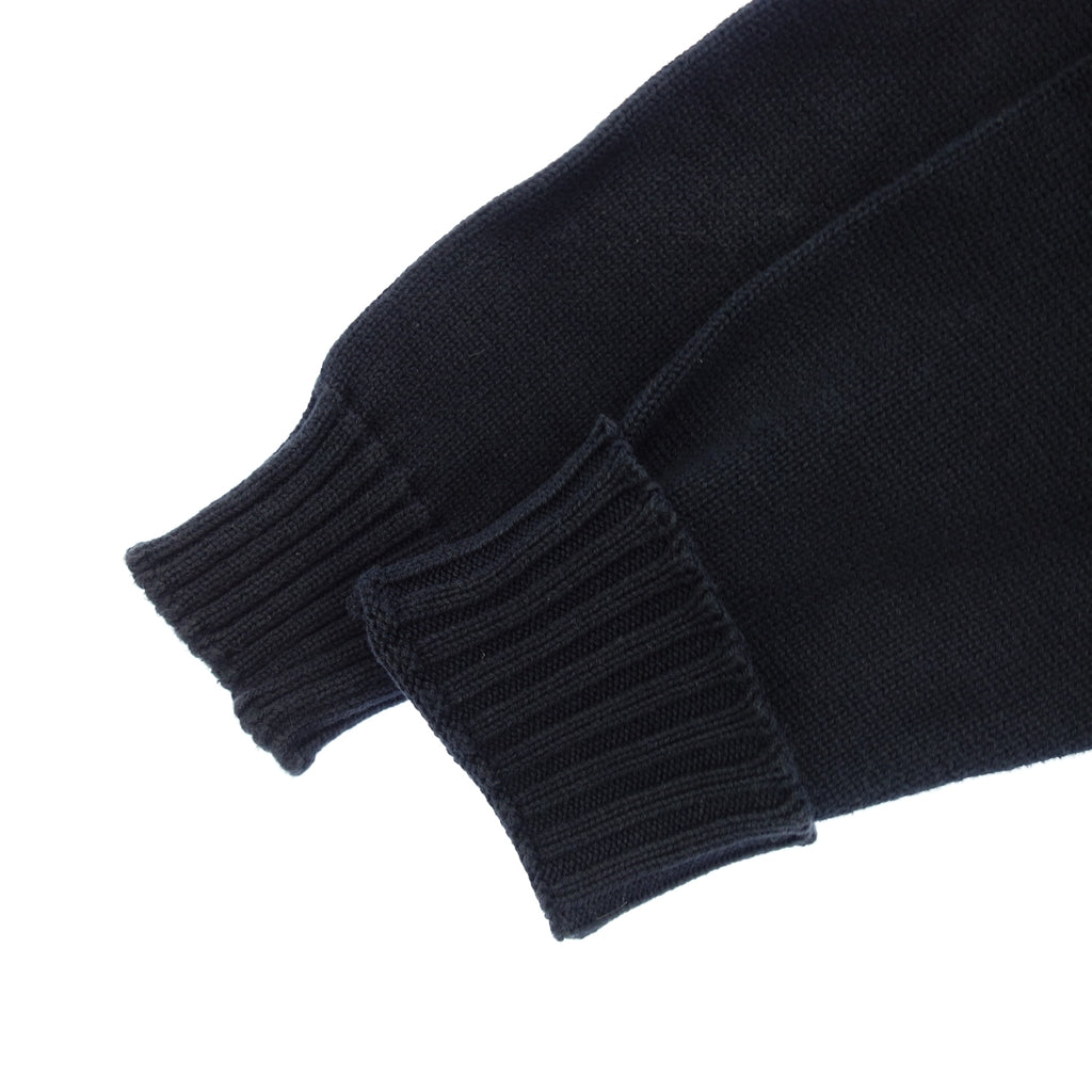 【GUERNSEY WOOLLENS】ガンジーウーレンズ フィッシャーマンセーター メンズ ネイビー サイズ36