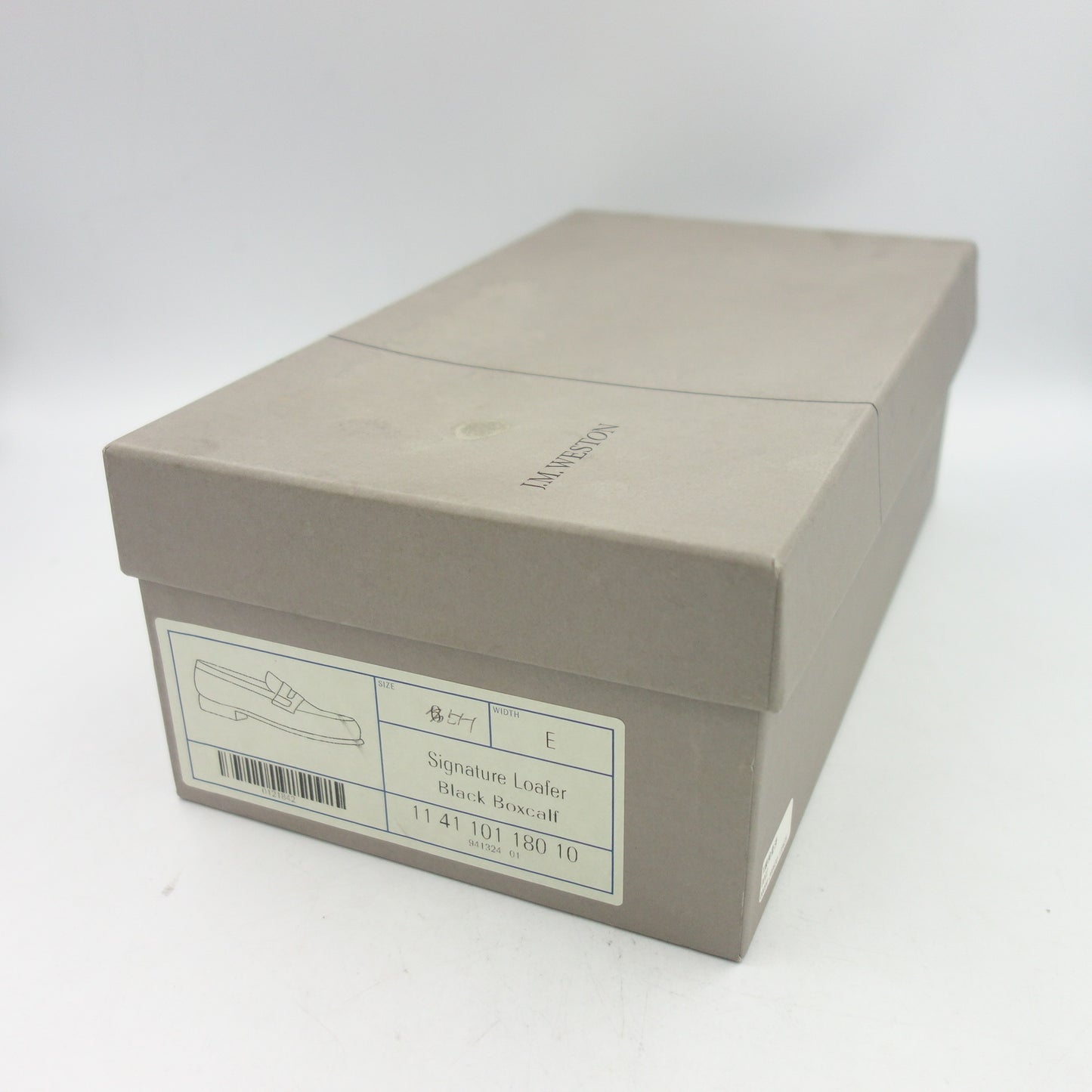【J.M.WESTON】ジェイエムウエストン 180 シグネチャーローファー カーフ ブラック 5.5E 41ラスト