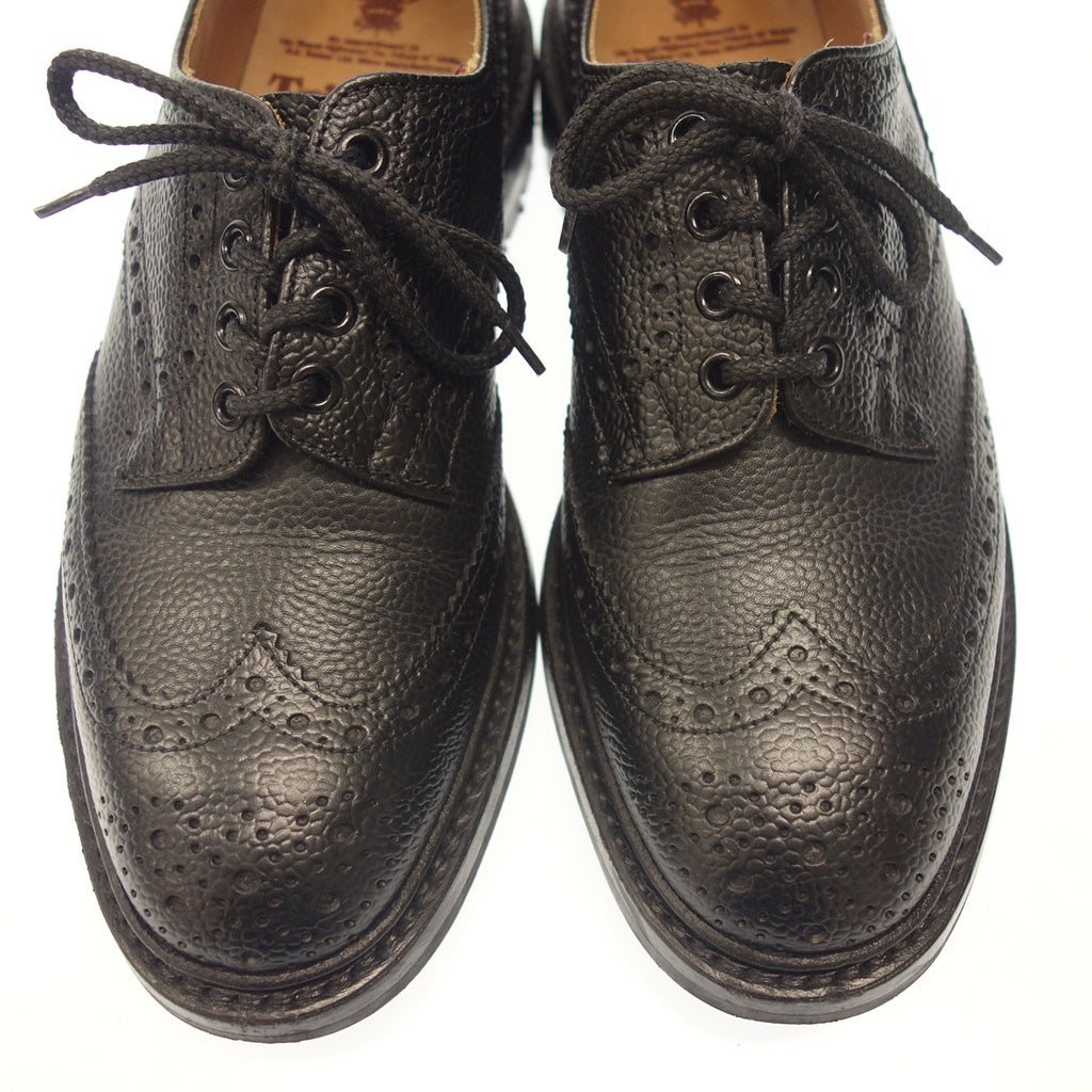 【Tricker’s】トリッカーズ イルクリー 3087 フルブローグ グレインレザー ブラック UK7 ILKLEY