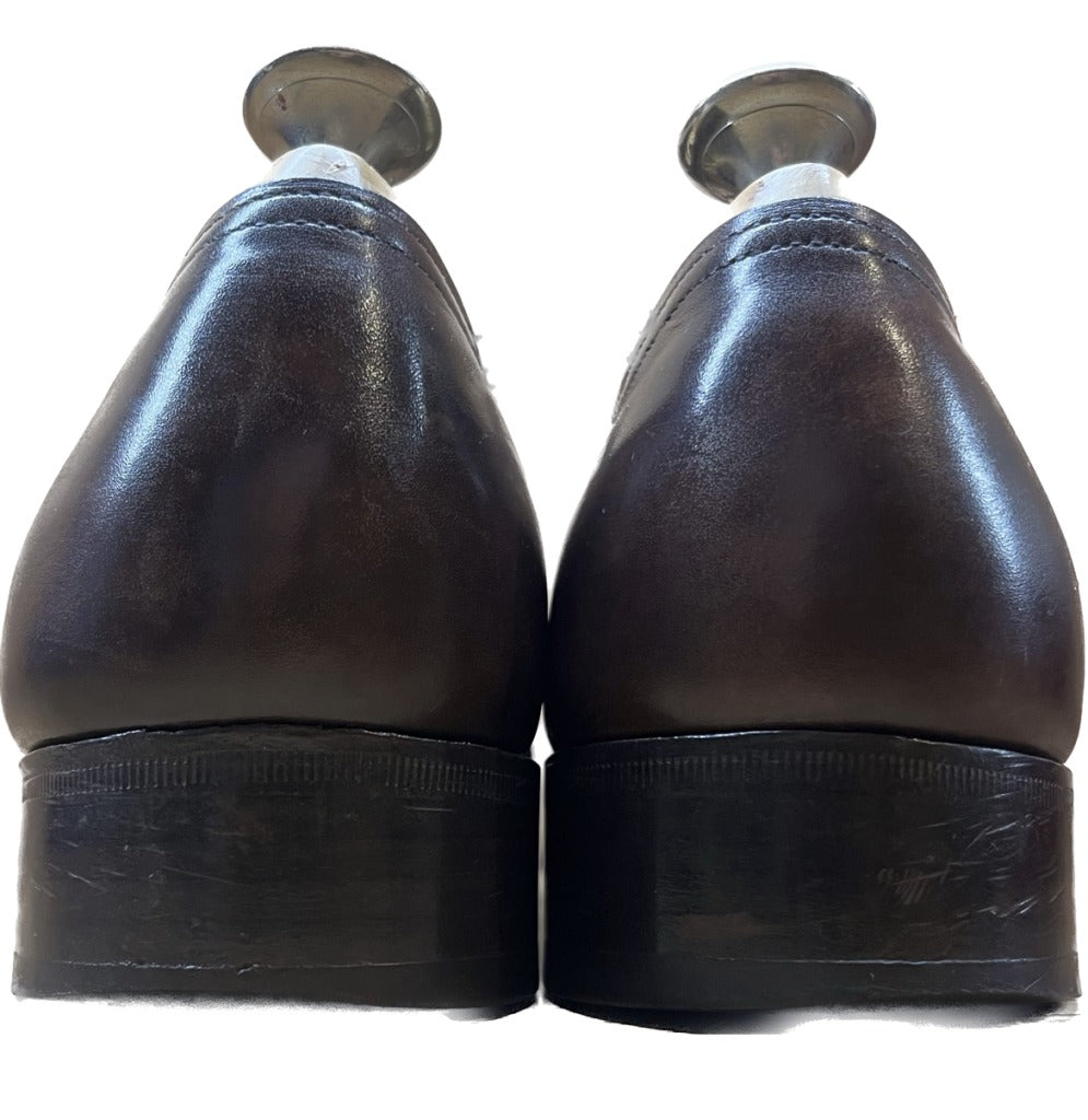 【JOHN LOBB】ジョンロブ フィリップⅡ パンチドキャップトゥ ミュージアムカーフ ブラウン サイズ UK7.5D 7000ラスト