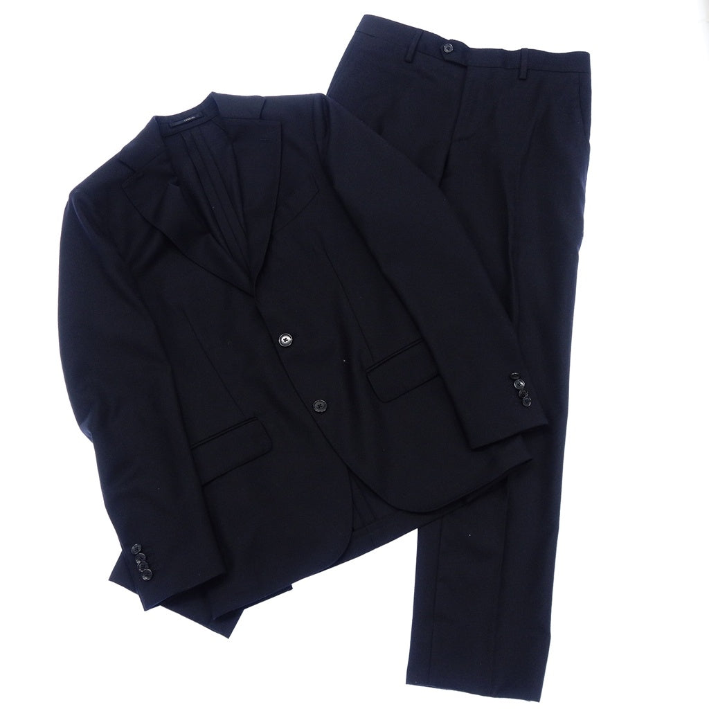 【LARDINI】ラルディーニ 段返り3Bスーツ ウール100% ネイビー サイズ 44