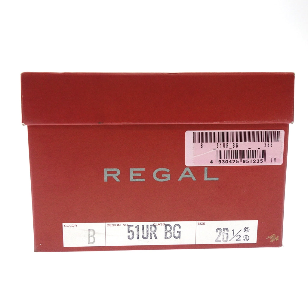 【REGAL】リーガル 51UR チロリアンシューズ カーフ ブラック サイズ 26.5 ラスト