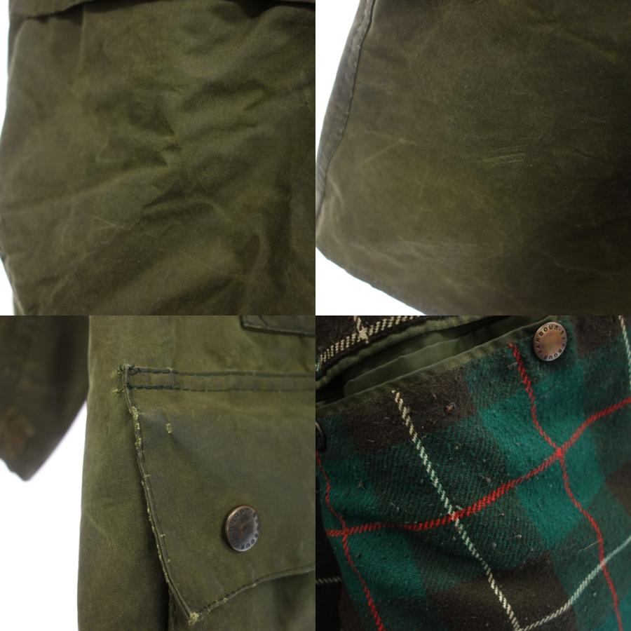 【Barbour】バブアー 1990年代 ノーザンブリア オイルドコート カーキ サイズ 46 NORTHUMBRIA