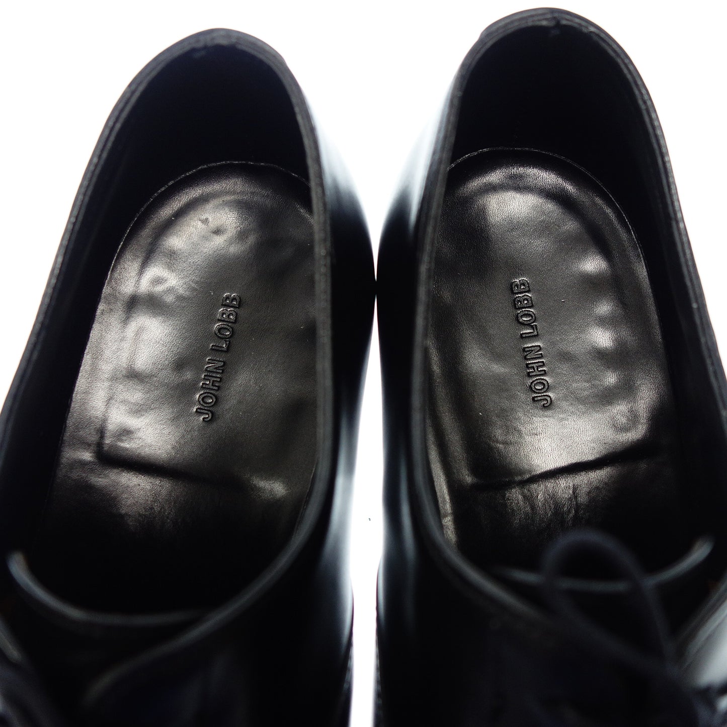 【JOHN LOBB】ジョンロブ CITYⅡ ストレートチップ カーフ ブラック サイズ UK8E 7000ラスト
