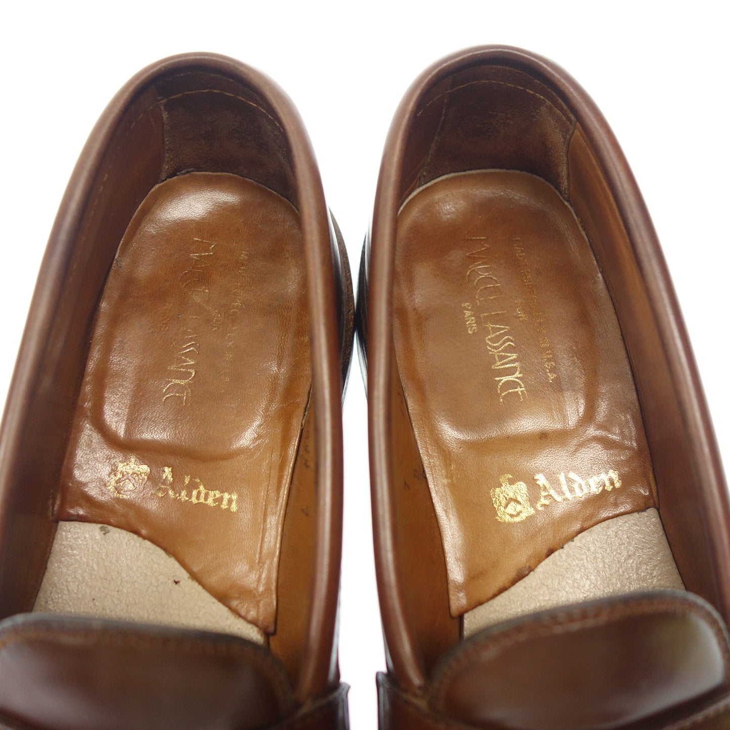 【ALDEN】オールデン MARCEL LASSANCE別注 6754 ペニーローファー コードバン ラベロ US7D バンラスト