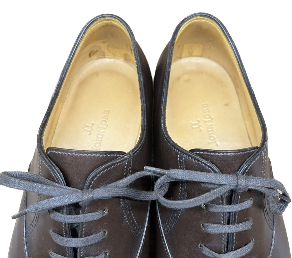 【JOHN LOBB】ジョンロブ フィリップⅡ パンチドキャップトゥ カーフ ブラウン サイズ UK5.5E 7000ラスト