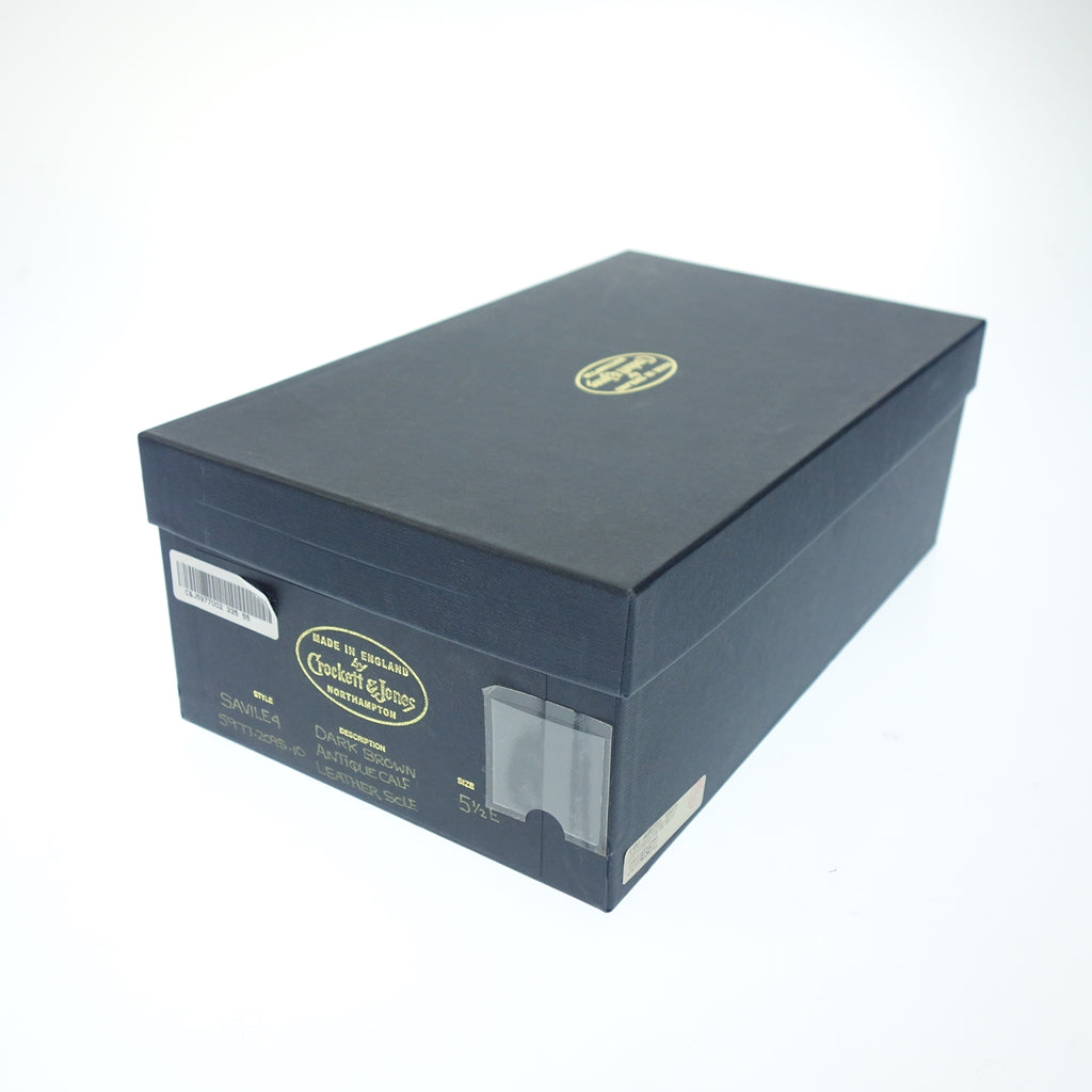 【CROCKETT&JONES】クロケット&ジョーンズ SAVILE4 シングルモンク カーフ ブラウン サイズ UK5.5E
