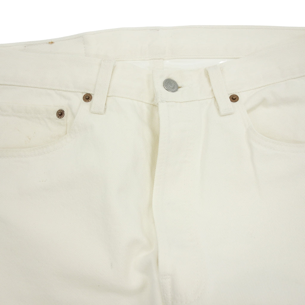 【Levi's】リーバイス 501 デニム 1990年代 USA製 ボタン裏552 ホワイト サイズ W33L34