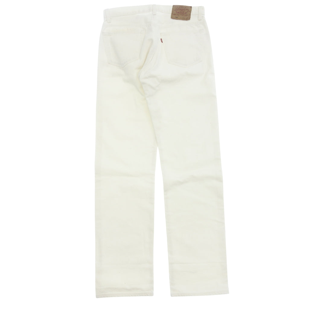 【Levi's】リーバイス 501 デニム 1990年代 USA製 ボタン裏552 ホワイト サイズ W33L34