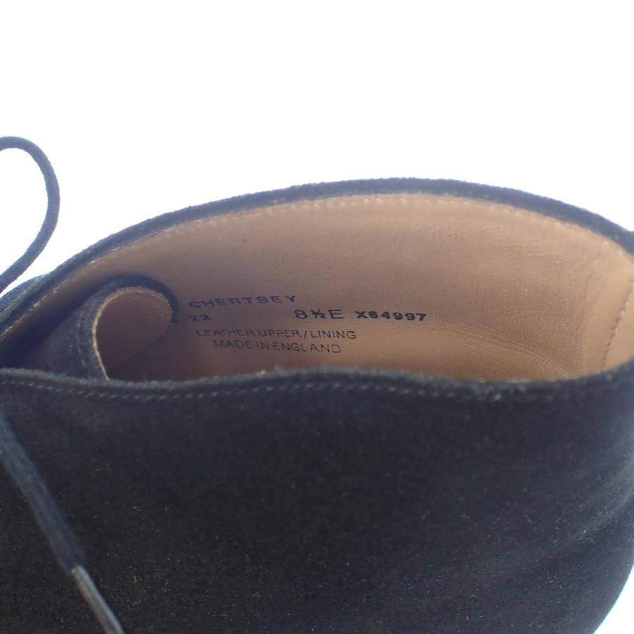 【CROCKETT&JONES】クロケットアンドジョーンズ CHERTSEY3 スエード チャッカブーツ UK8.5E 224