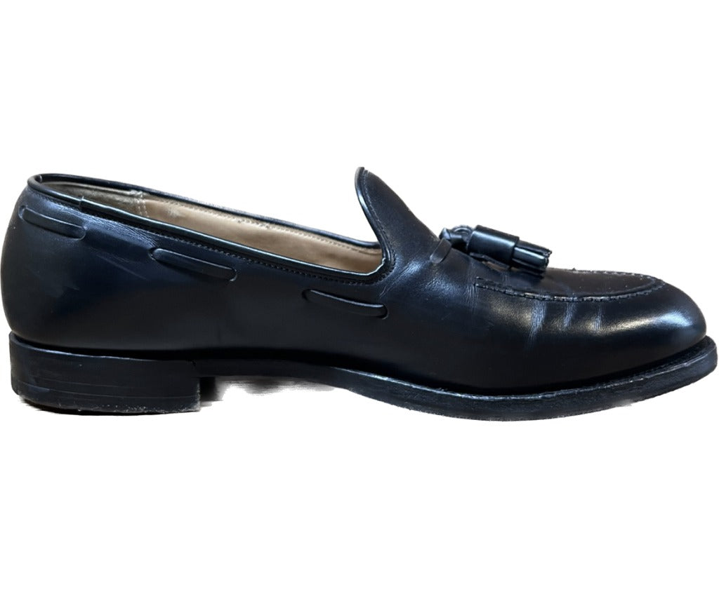 【CROCKETT&JONES】クロケット&ジョーンズ CAVENDISH3 タッセルローファー カーフ ブラック サイズ UK9E