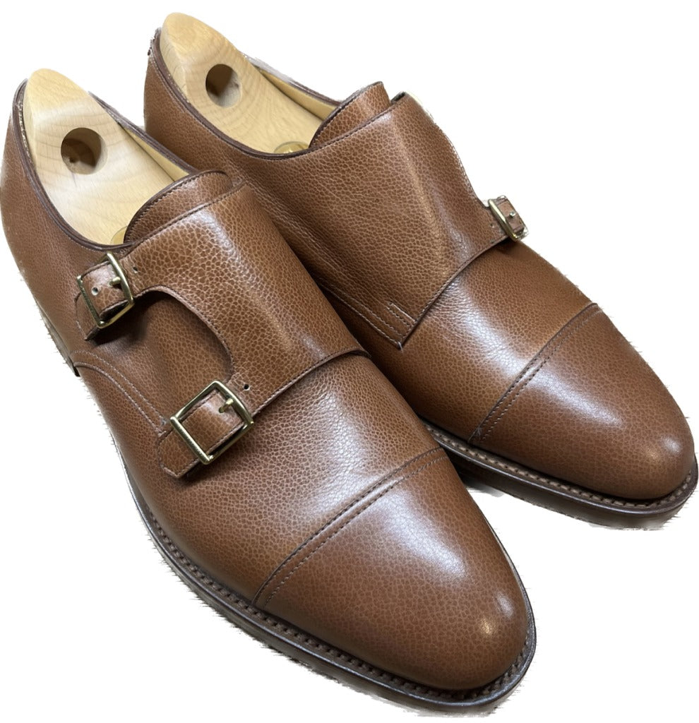 JOHN LOBB】ジョンロブ ウィリアム ダブルモンク シボレザー ブラウン サイズ UK9E 9795ラスト – LASTLAB