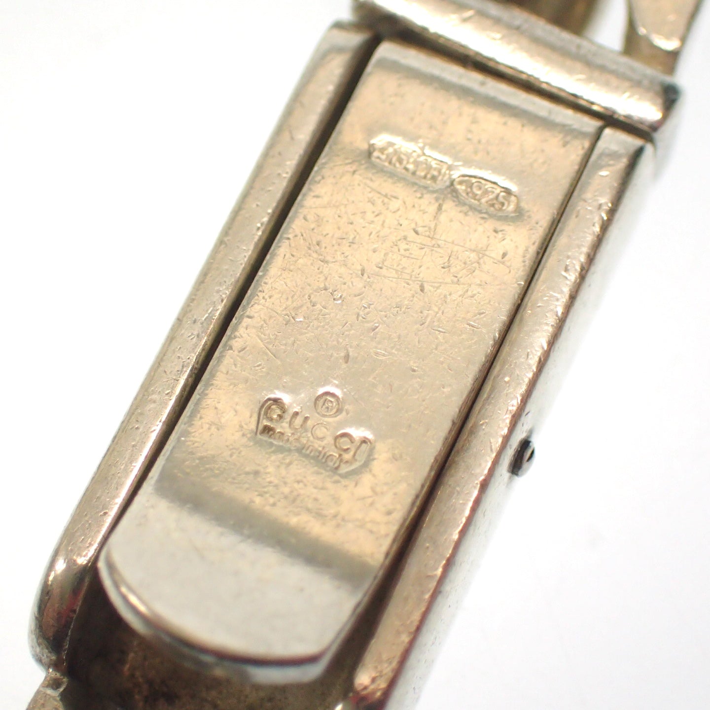 【GUCCI】グッチ シルバーブレスレット IDチェーン SV925