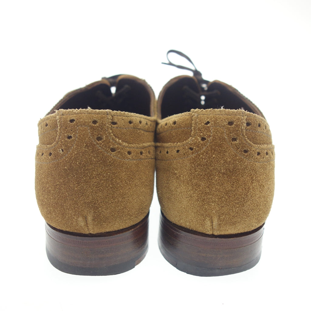 【GRENSON】グレンソン パンチドキャップトゥ スエード 茶系 UK7E