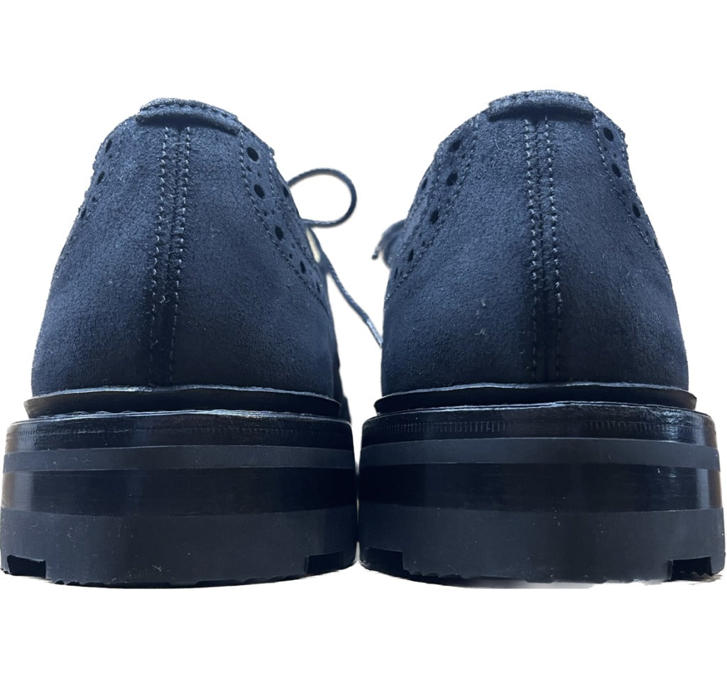 【Tricker’s】トリッカーズ M5633 BOURTON ウイングチップ スエード ワックス ブラック サイズ UK88 ラスト