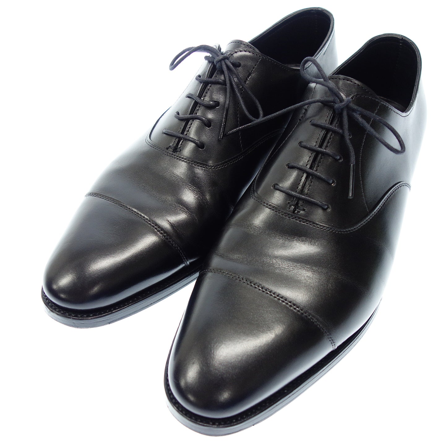 【JOHN LOBB】ジョンロブ シティ2 CITYⅡ ストレートチップ カーフ ブラック サイズ UK8E 7000ラスト