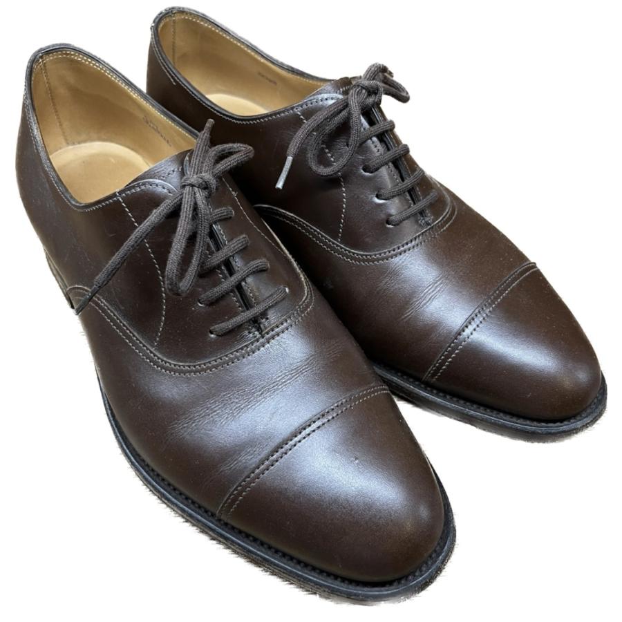 【JOHN LOBB】ジョンロブ CITY ストレートチップ カーフ ブラウン サイズ UK5.5EE 8695ラスト