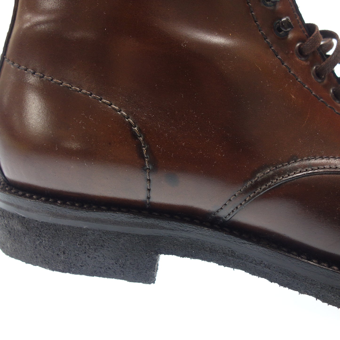 【ALDEN】オールデン 4600H レースアップブーツ コードバン 茶系 US7.5D ミリタリーラスト