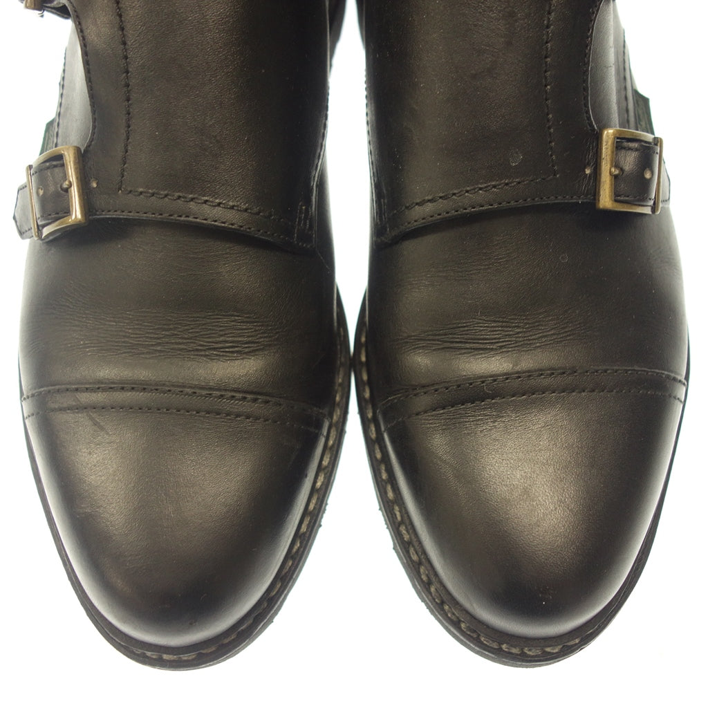 【Paraboot】パラブーツ ウィリアム ダブルモンク カーフ ブラック サイズ UK6.5 ラスト