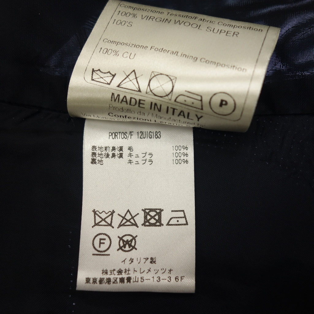 【TAGLIATORE】タリアトーレ ダブルブレストジレ ウール ネイビー サイズ 44