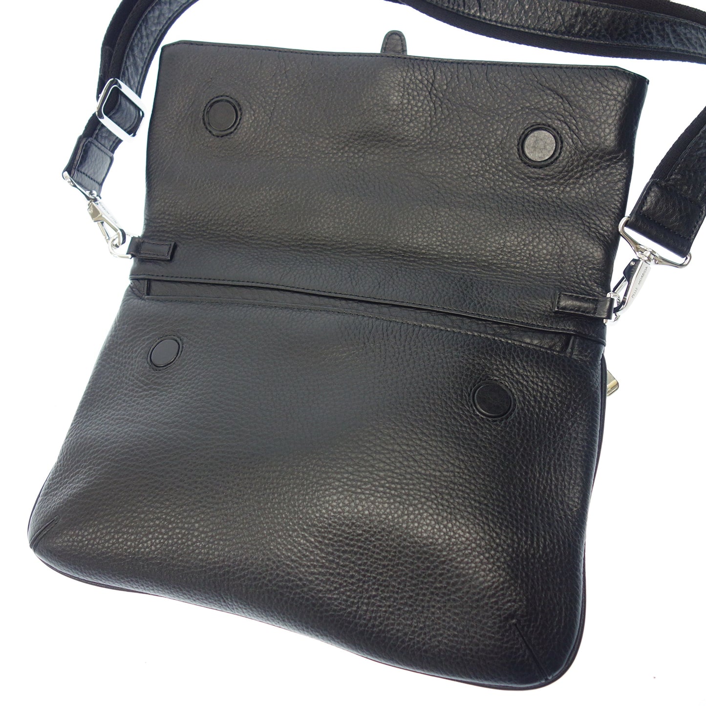 【PELLE MORBIDA】ペッレモルビダ 2WAYショルダーバッグ Maiden Voyage MB037 クラッチ ブラック