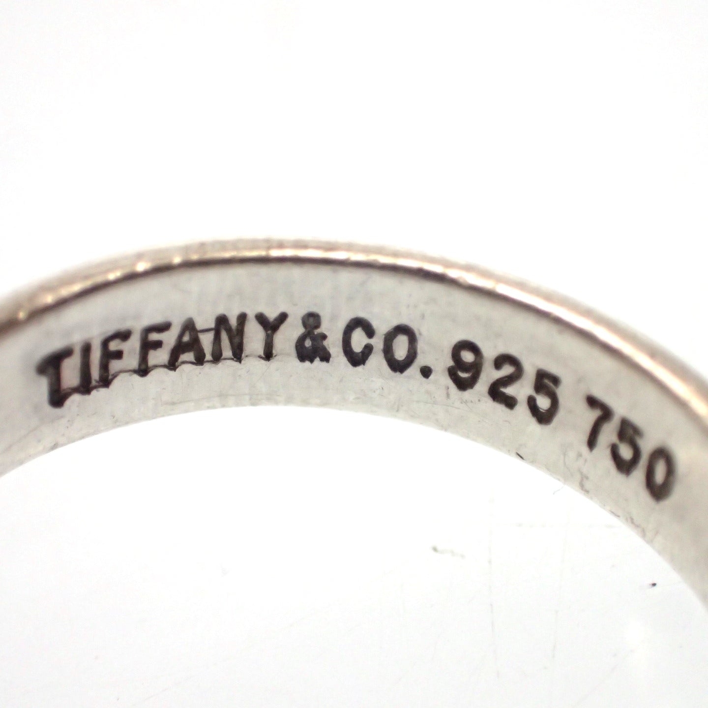 【Tiffany&Co】ティファニー リング コンビフック&アイ SV925 Au750 シルバー×ゴールド 約8号