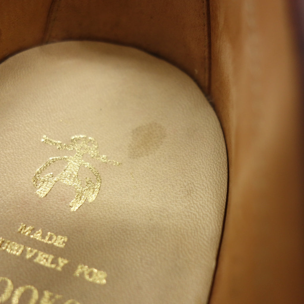 【BROOKS BROTHERS】ブルックスブラザーズ リーガル製 20312 アンライニング コインローファー コードバン バーガンディ サイズ US7相当 ラスト