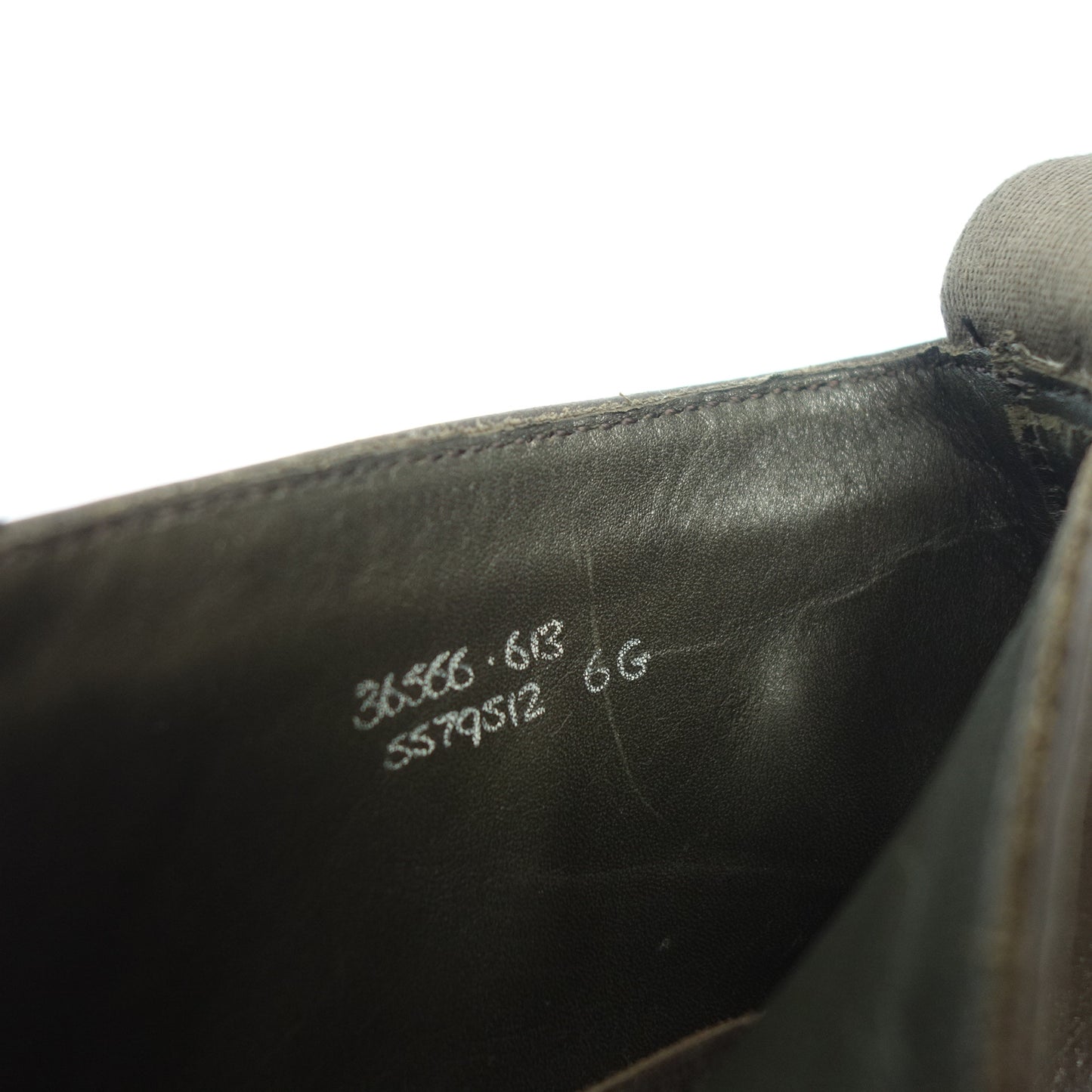 【GRENSON】グレンソン Barbour別注 ACKLAM カントリーブーツ カーフ キャンバス ブラウン カーキ サイズ UK6 ラスト