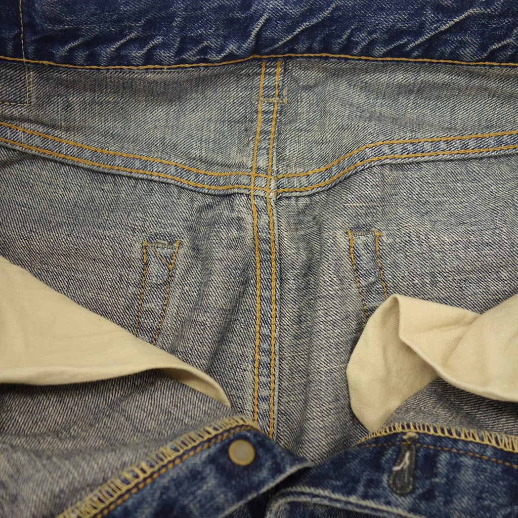 【WAREHOUSE & CO.】ウェアハウス Lot1101 セコハン ストレートデニム インディゴ サイズ W31 2ND-HAND
