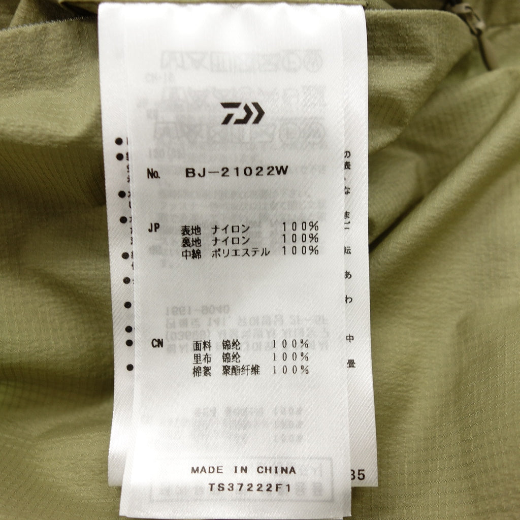 【DAIWA PIER39】ダイワ ピア 39 TECH REVERSIBLE PULLOVER PUFF VEST 22AW OLIVE サイズM