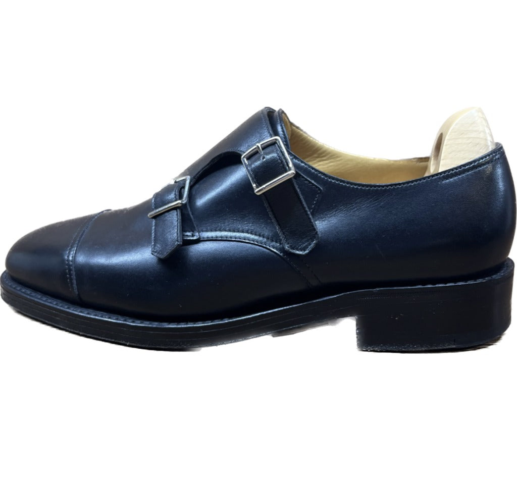 【JOHN LOBB】ジョンロブ ウィリアム ダブルモンク カーフ ブラック サイズ UK6EE 9795ラスト