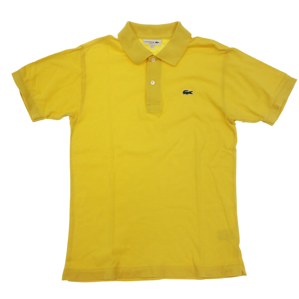 【LACOSTE】ラコステ L1212AL ポロシャツ クラシックフィット イエロー サイズXS