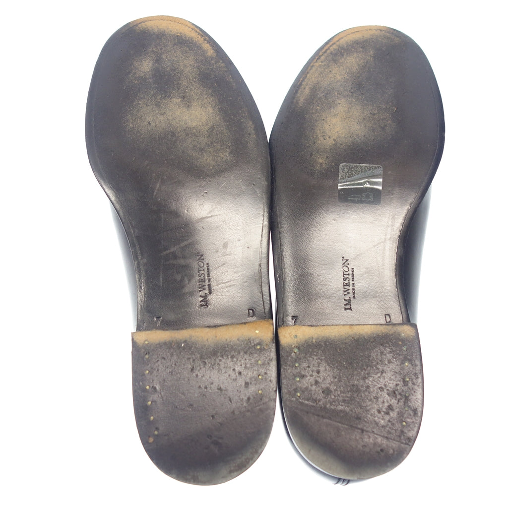 【J.M.WESTON】ジェイエムウエストン 180 シグネチャーローファー カーフ ブラック サイズ 7D