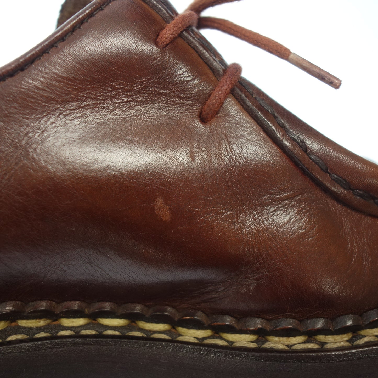 【PARABOOT】パラブーツ ミカエル チロリアンシューズ カーフ ブラウン サイズ 38 ラスト