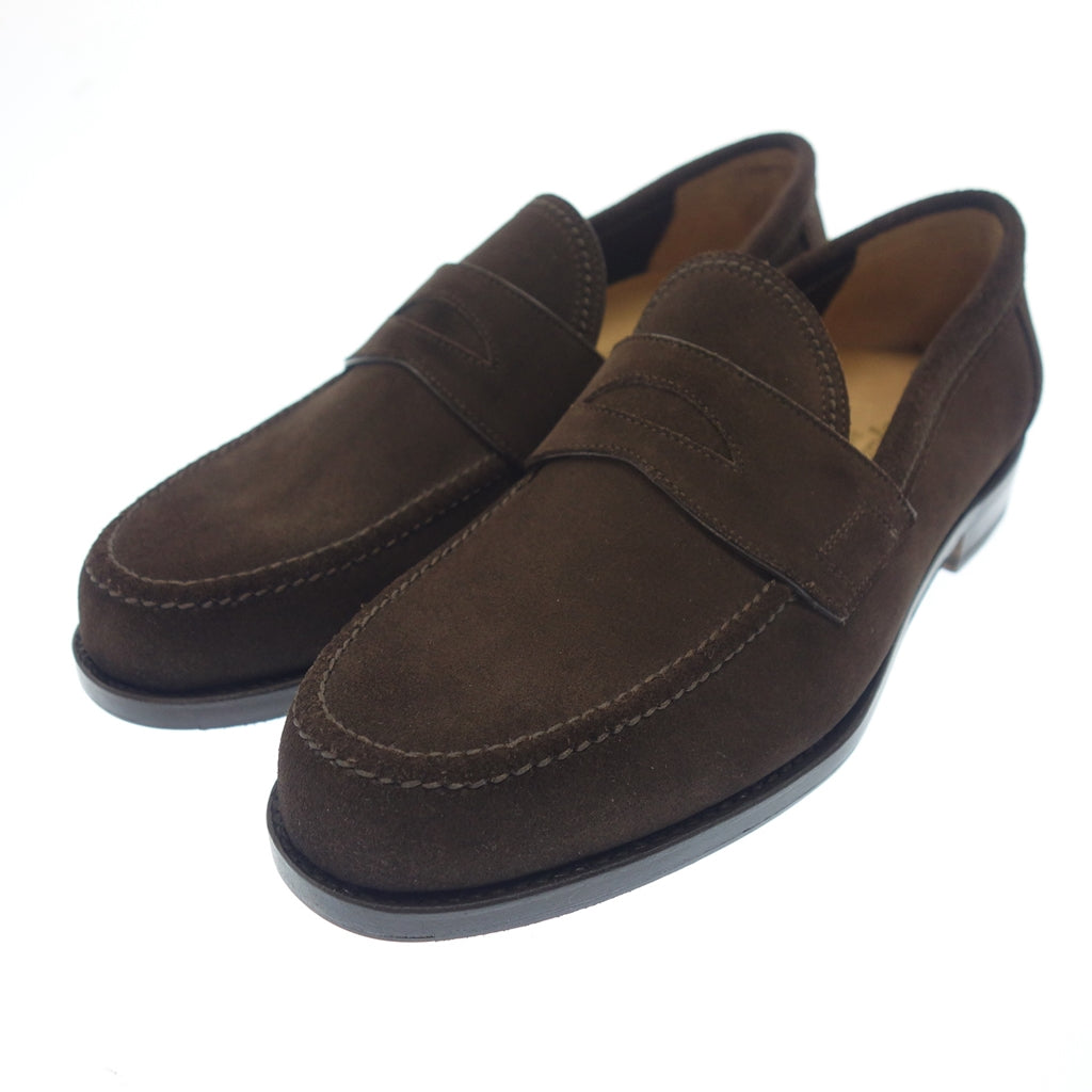 【F.lli Giocometti】フラテッリジャコメッティ FG254 LUIGINO スエード コインローファー 42