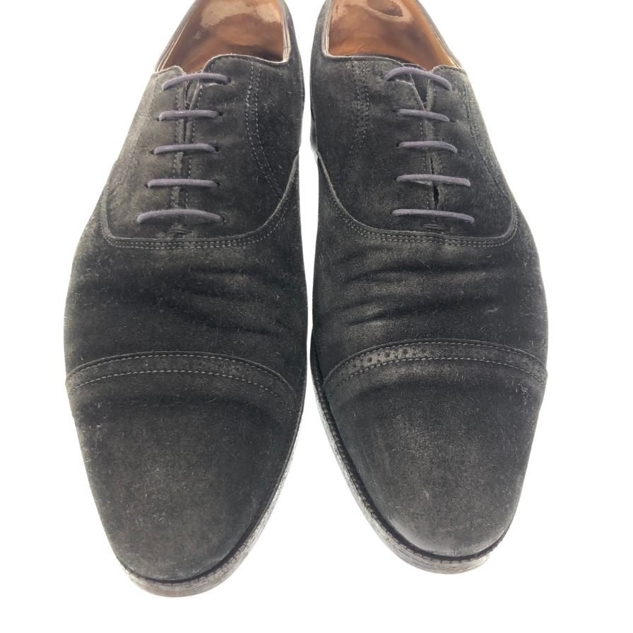 【JOHN LOBB】ジョンロブ フィリップ2 プレステージライン パンチドキャップトゥ カシミヤスエード ダークネイビー サイズ UK9D 7000ラスト PHILLIPⅡ