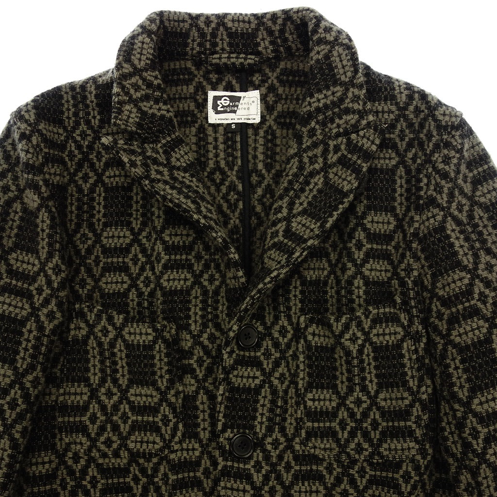 【ENGINEERED GARMENTS】エンジニアドガーメンツ ベッドフォードジャケット エンブロイダリー ブラック×オリーブ サイズS