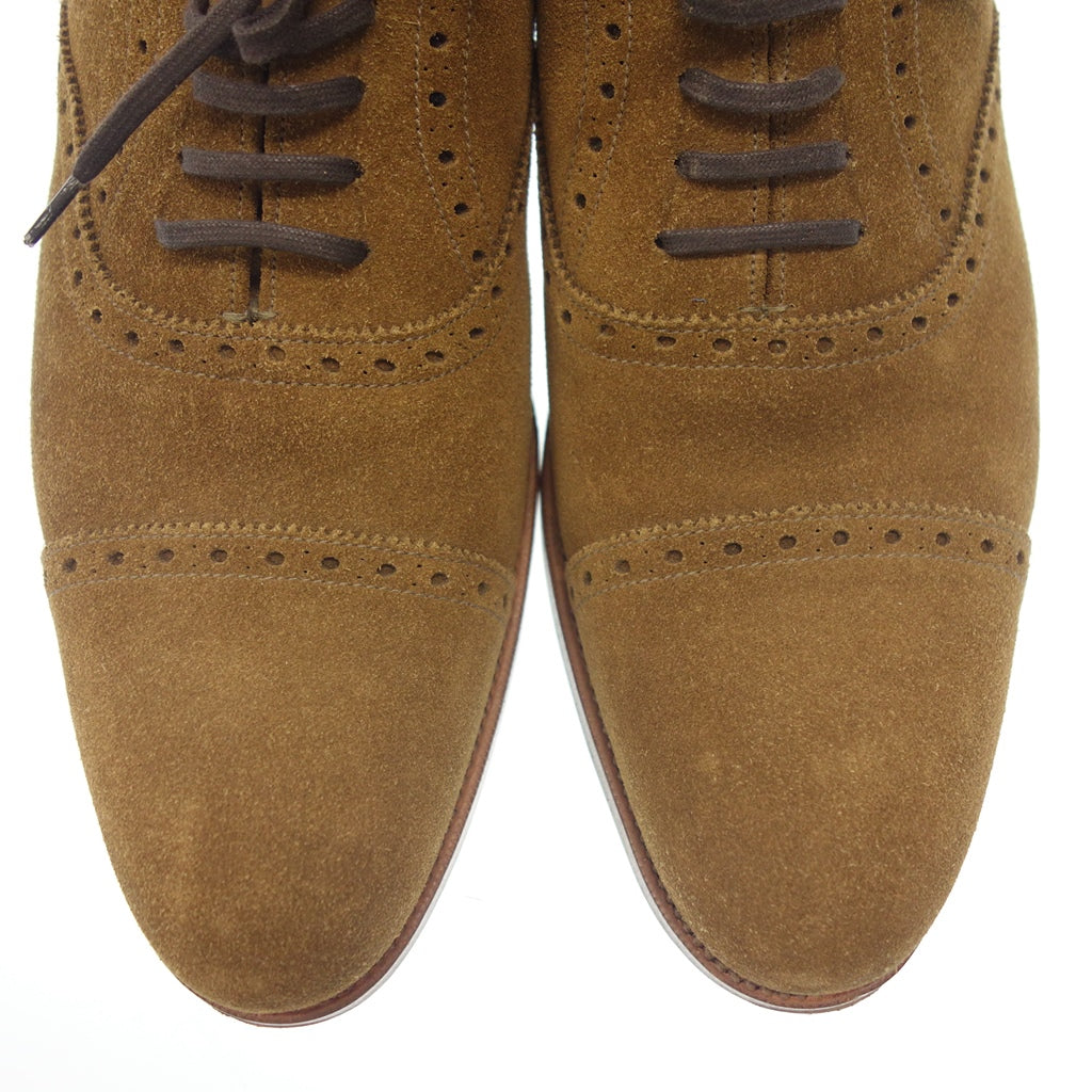 【GRENSON】グレンソン パンチドキャップトゥ スエード 茶系 UK7E