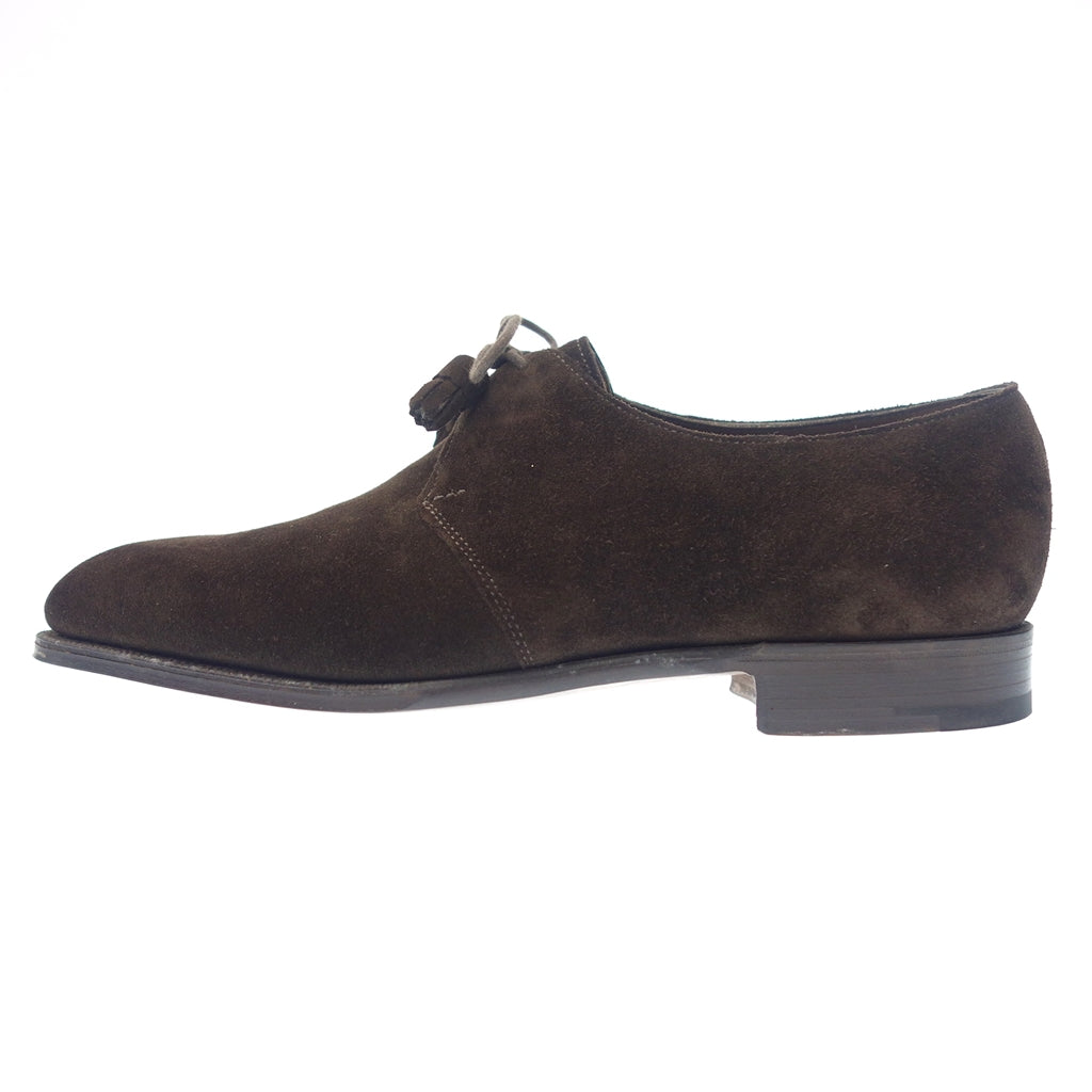 【EDWARDGREEN】エドワードグリーン EXTER スエード 2アイレットシューズ ブラウン サイズ UK7.5E 888ラスト