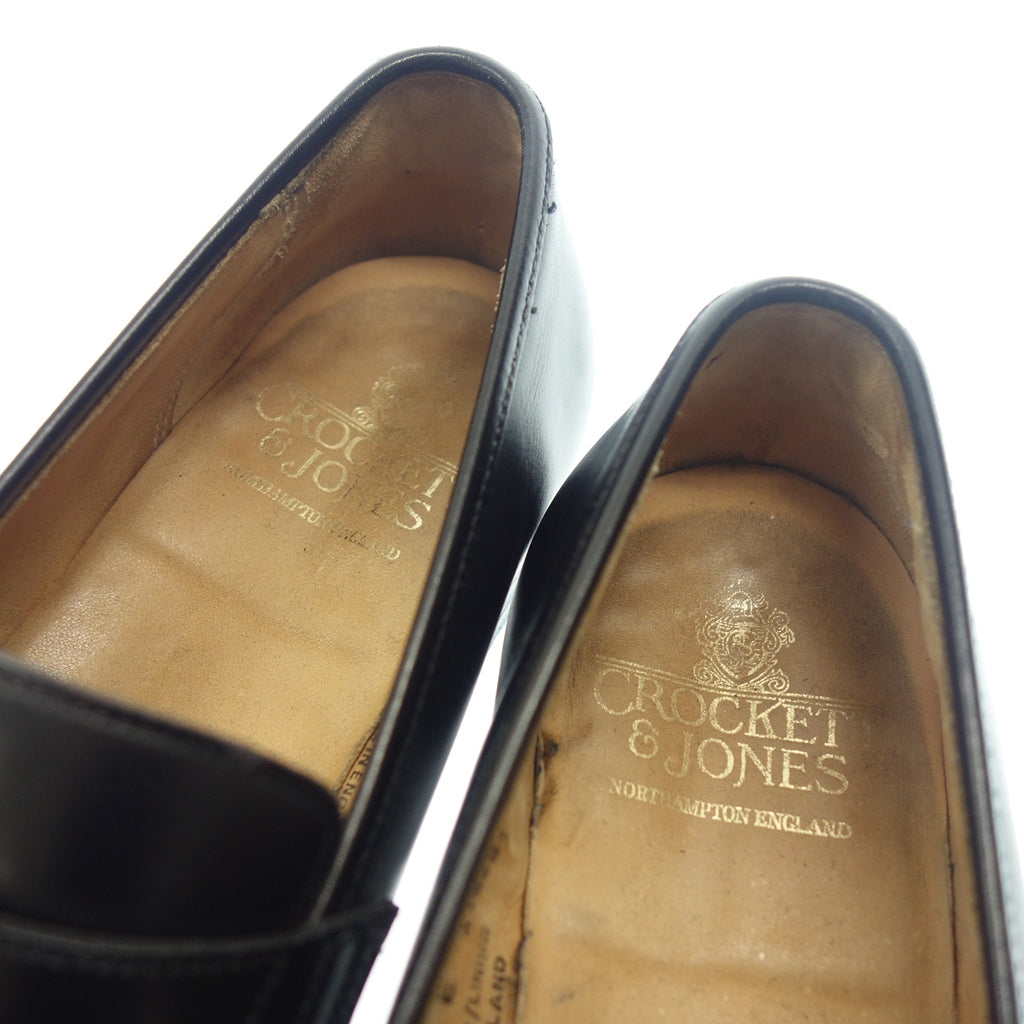 【CROCKETT&JONES】クロケットアンドジョーンズ POOLE カーフ コインローファー UK6E