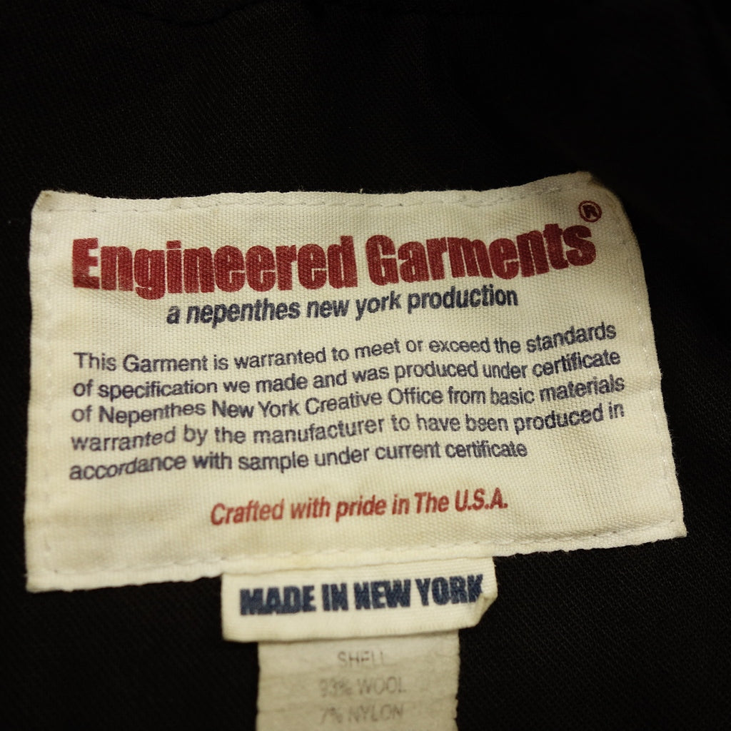 【ENGINEERED GARMENTS】エンジニアドガーメンツ ベッドフォードジャケット エンブロイダリー ブラック×オリーブ サイズS
