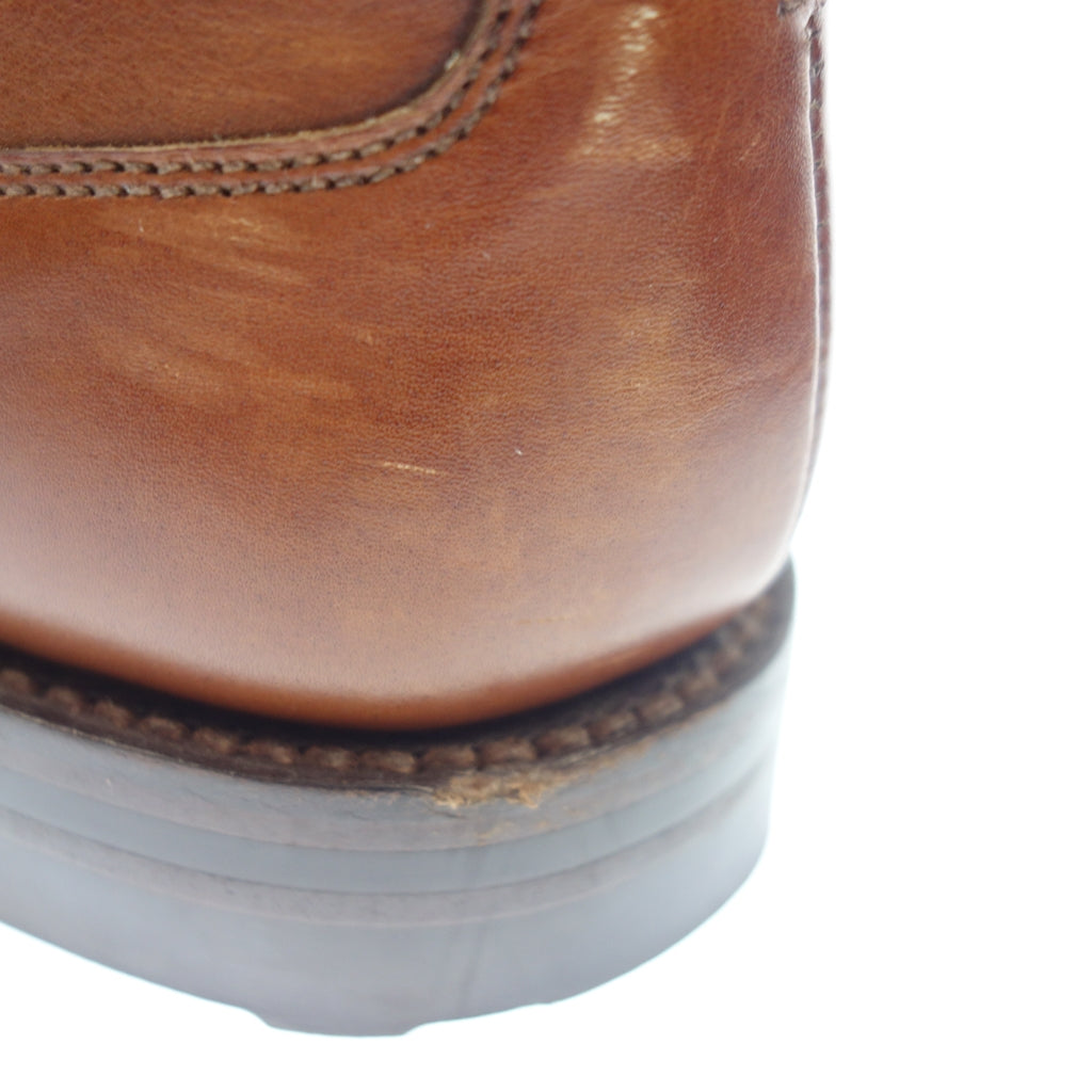 【CROCKETT&JONES】クロケット&ジョーンズ WEXFORD Uチップ カーフ ブラウン サイズ UK6E ラスト