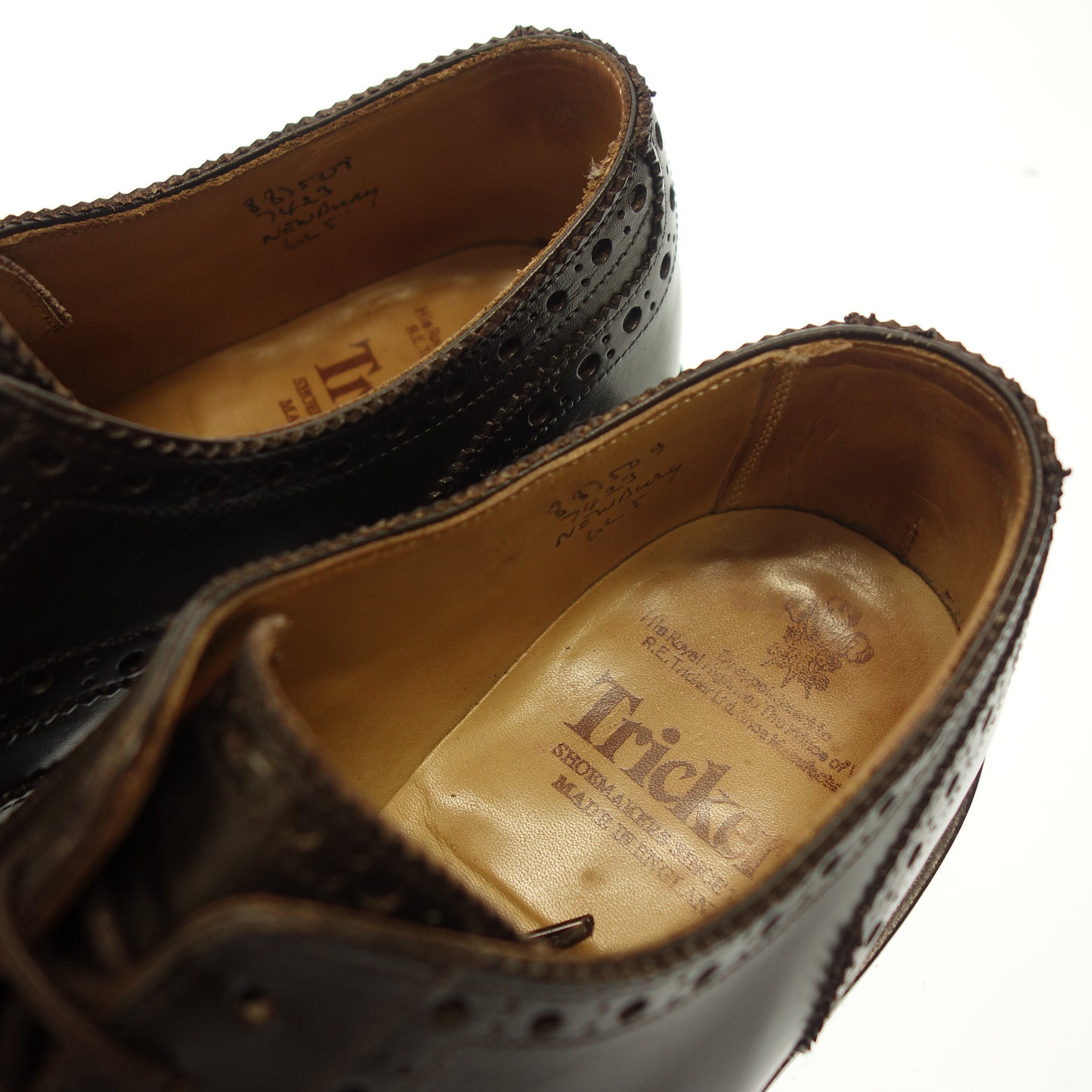 【Tricker’s】トリッカーズ NEWBURY 7423 ウイングチップ ブラウン サイズ UK6.5